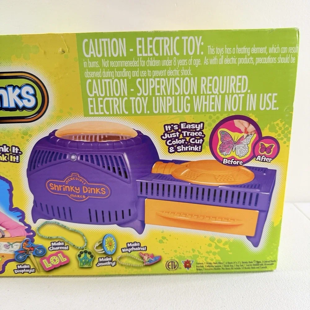 The Incredible Shrinky Dinks Maker‎ Big Time Toys 2011 New Sealed
